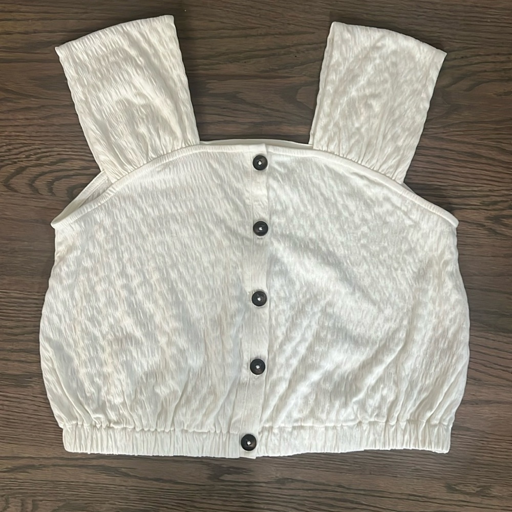 Madewell cropped tank top shirt